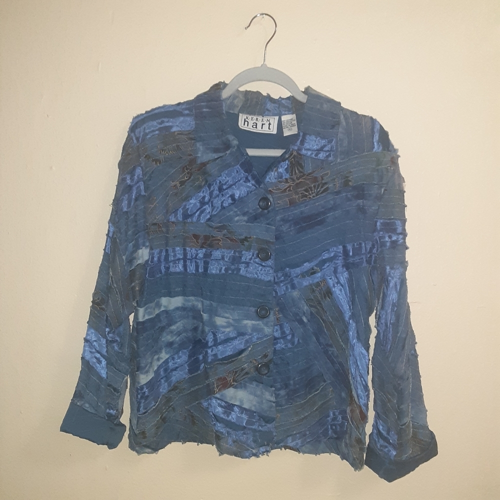 Raw Edged Jacket by Keren Hart Women's Size XL
